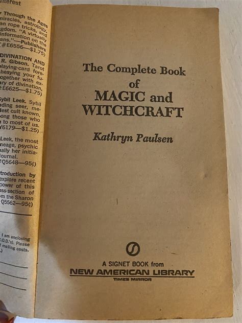 The Ancient Art of Witchcraft: Kathryn Paulsen's Comprehensive Guide